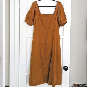 NWT Madewell Linen A-Line Dress
